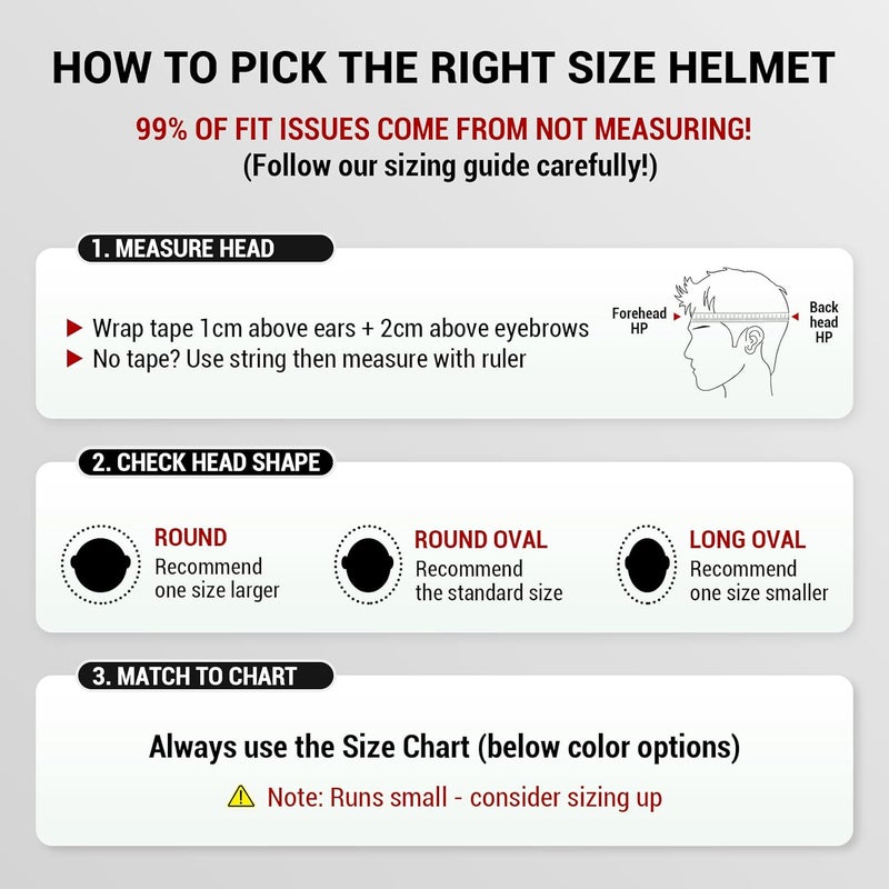 triangle Full Face Motorcycle Helmets,Off-Road Motocross Helmet for Men & Women,Dual Visor with Internal Tinted Sunshield,Open Face 3/4 Adult Racing Helmet DOT Approved(Black,S) - Image 2